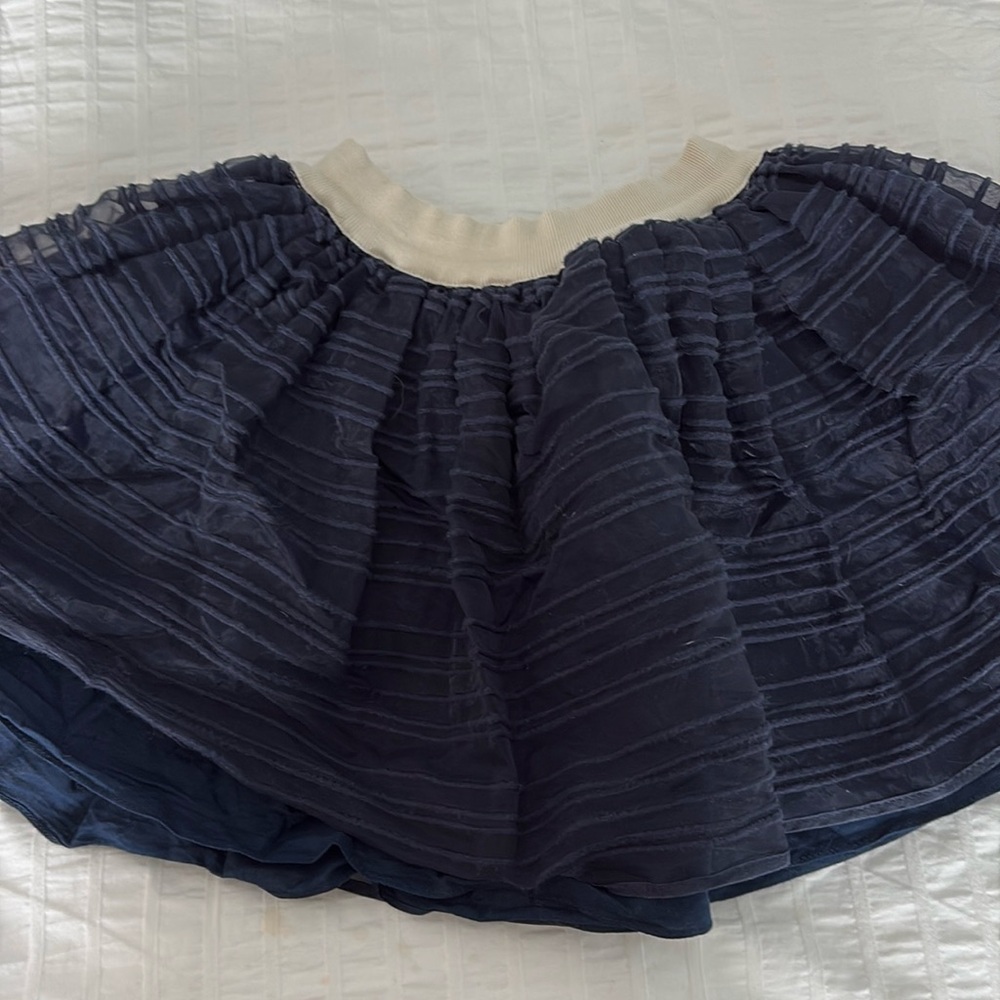 Girls navy Roksanda party skirt size 4T